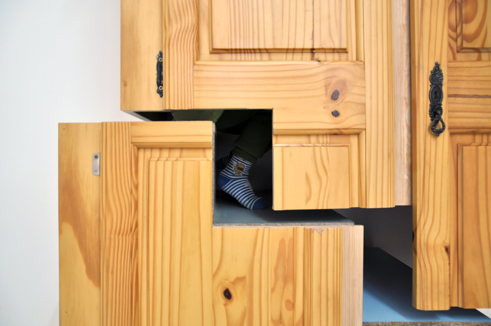 Treppenschrank